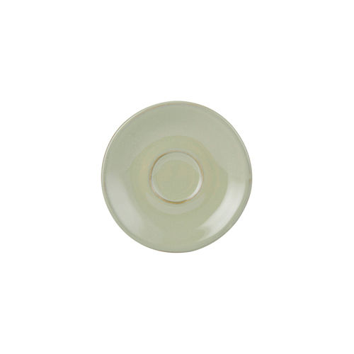 Tuxton Gas-086 5" Ceramic Sagebrush Round Espresso Saucer (2 Dozen Per Case)