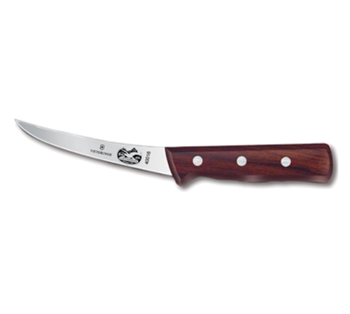 Victorinox Swiss Army 5.6606.12 5" Curved Boning Knife with Rosewood Handle