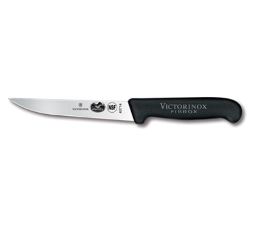 Victorinox Swiss Army 5.2803.15 6" Black Fillet Knife with Fibrox Pro Handle