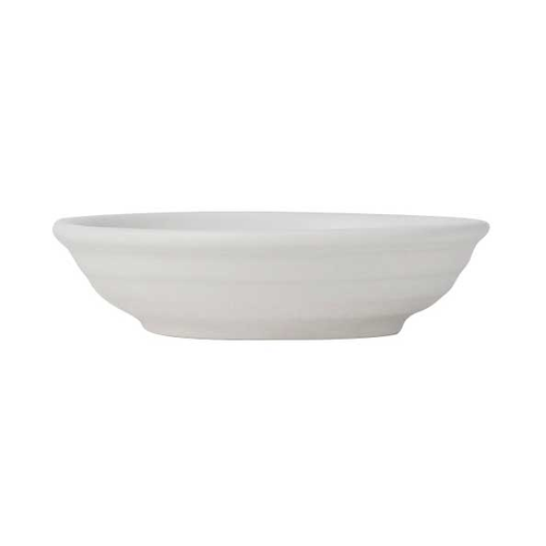 Tuxton VWD-041 4-1/4" 3-1/2 Oz. Porcelain Matte White Round Fruit Dish (2 Dozen Per Case)