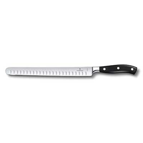 Victorinox Swiss Army 7.7223.26G 10.2" Black POM Handle Slicer Knife