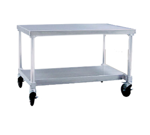 New Age 13060GSCU 1000 lbs. Capacity 60"W x 30"D x 24"H Mobile Open Base Aluminum Equipment Stand