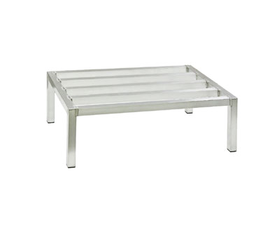 New Age 6015 48"W x 24"D x 8"H 2000 Lbs. Aluminum Wall Tubing Dunnage Rack