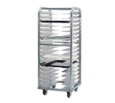 New Age 4337 64"H Lifetime Series Roll-In 11 Bun Pan Rack with 5" Spacing