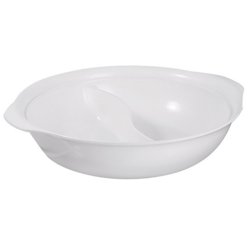 Spring USA 8258-2/30/2
 12"
 3 qt
 Stainless Steel
 White
 Round
 Motif Casserole Pan
