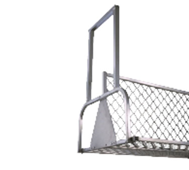 New Age 1374Ct Boat Rack T Type Ceiling Mount 96" Tube & Ampli-Mesh Aluminum Construction