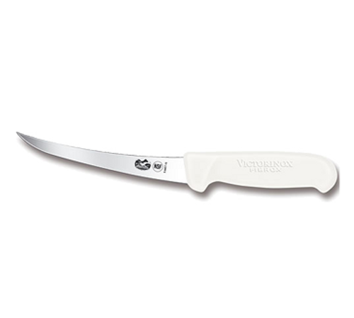 Victorinox Swiss Army 5.6607.15 6" White Curved Boning with Fibrox Pro Handle