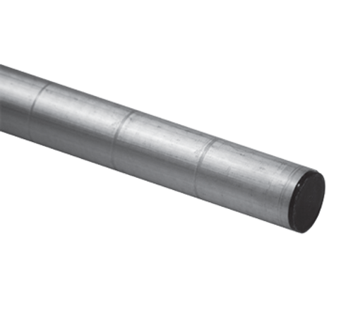 New Age 68P Post 68"H Marked in 2" Increments Aluminum Finish