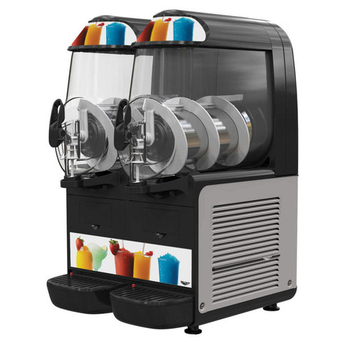 Vollrath VCBF128-37 Dual 2.64 Gallon Countertop Frozen Beverage Granita Machine - 120 Volts