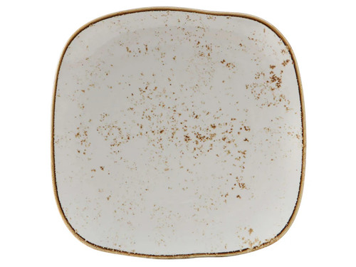 Tuxton GGA-502 Ceramic Agave Square Plate (1 Dozen)