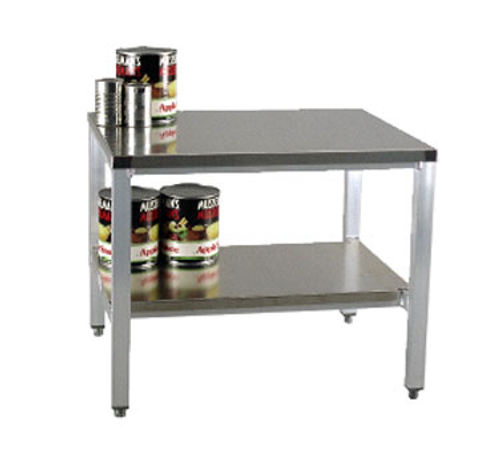 New Age 24ESA29 1000 lbs. Capacity 24"W x 29"D x 24"H Open Base Aluminum Equipment Stand