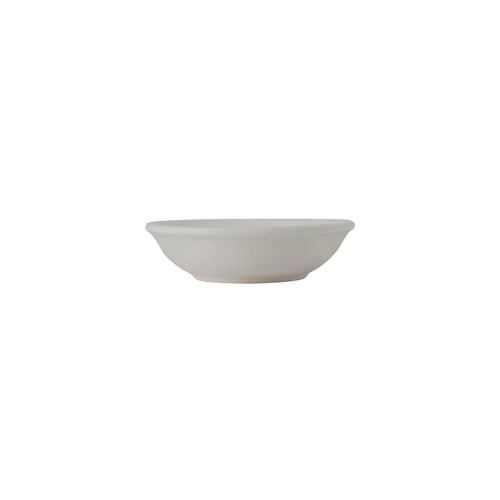 Tuxton VWD-045G 4-4/4" 5-1/2 Oz. Porcelain Matte White Round Fruit Dish (3 Dozen Per Case)