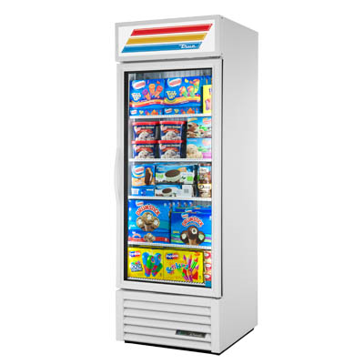 True GDM-23F-HC~TSL01 One-Section Glass Door Freezer Merchandiser