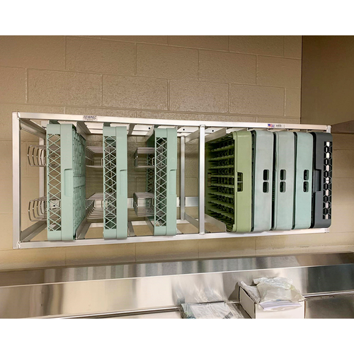 New Age 52924 61-1/2" Aluminum Dish Rack Holder