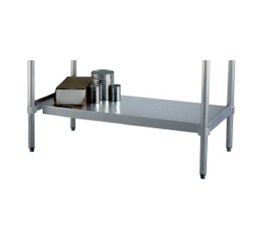 New Age 24US84KD 84"W x 24"D Aluminum Undershelf for Work Table