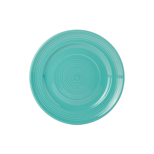 Tuxton CIA-090 9" Ceramic Island Blue Round Plate (2 Dozen Per Case)