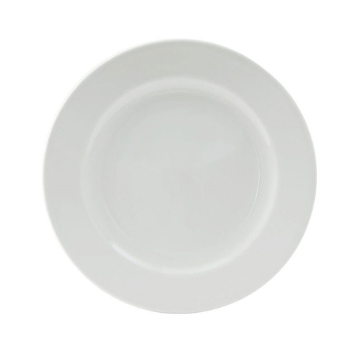 Tuxton ALA-082 8-1/4" Porcelain Porcelain White Round Plate (3 Dozen Per Case)