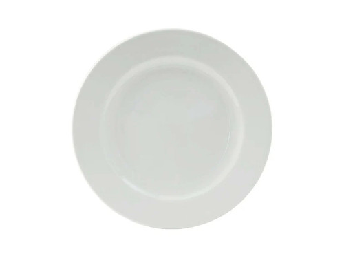 Tuxton ALA-082 8-1/4" Porcelain Porcelain White Round Plate (3 Dozen Per Case)