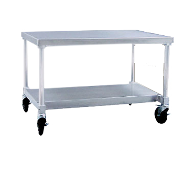 New Age 12472GSCU 1000 lbs. Capacity 72"W x 24"D x 24"H Mobile Open Base Aluminum Equipment Stand