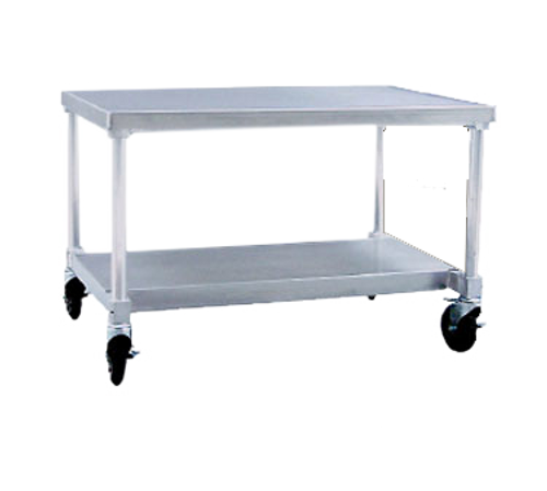 New Age 13072GSCU 1000 lbs. Capacity 72"W x 30"D x 24"H Mobile Open Base Aluminum Equipment Stand