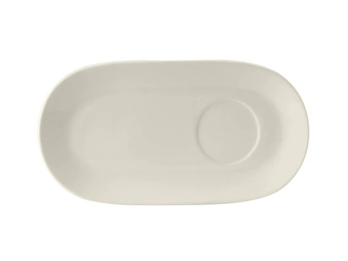 Tuxton AMU-561 Ceramic Matte Black Oval / Oblong Platter (2 Dozen Per Case)