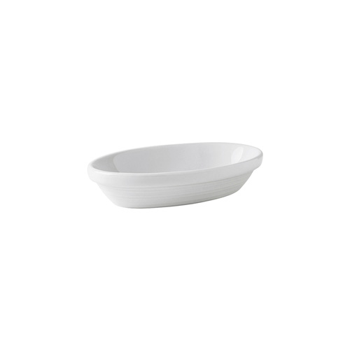 Tuxton FPK-0803 8 Oz. Porcelain Oval Baker (1 Dozen)