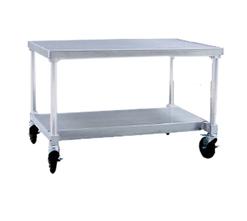 New Age 13072GSC 1000 lbs. Capacity 72"W x 30"D x 24"H Mobile Open Base Aluminum Equipment Stand