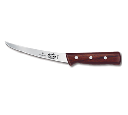 Victorinox Swiss Army 5.6616.15-X1 6" Curved Boning Knife with Rosewood Handle