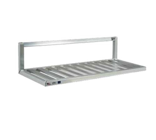 New Age 97287 Shelf Wall-Mounted Inverted 60"W 12 Gauge Aluminum Construction