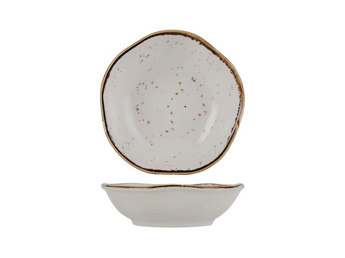 Tuxton GGA-060 5-1/2 Oz. Ceramic Agave Free form Fruit Dish (2 Dozen Per Case)