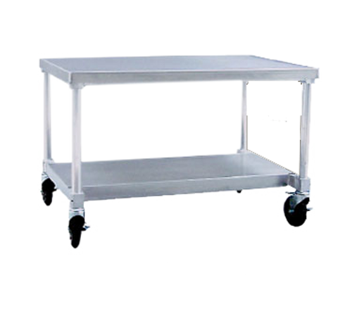 New Age 13048GSC 1000 lbs. Capacity 48"W x 30"D x 24"H Mobile Open Base Aluminum Equipment Stand