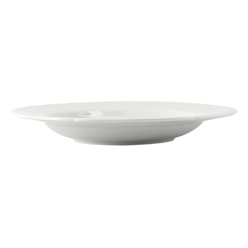 Tuxton SCD-114 11-1/2" 17 Oz. Porcelain Porcelain White Round Pasta Bowl (1 Dozen)