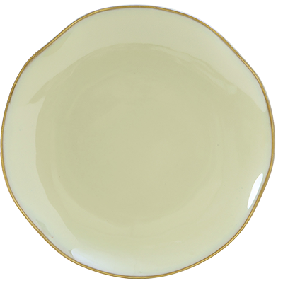 Tuxton Gas-008 11-5/8" Ceramic Sagebrush Round Plate (1 Dozen)