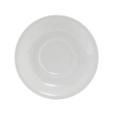 Tuxton ALE-060 6" Porcelain Porcelain White Round Saucer (3 Dozen Per Case)