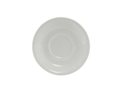 Tuxton ALE-060 6" Porcelain Porcelain White Round Saucer (3 Dozen Per Case)