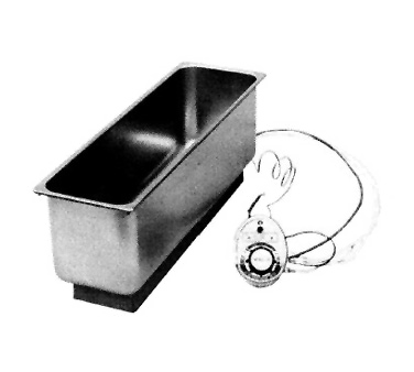 Wells HMP-6D Stainless Steel (1) 1/2 Size Long 6" x 20" Half-Size Food Warmer - 120 Volts, 750 Watts