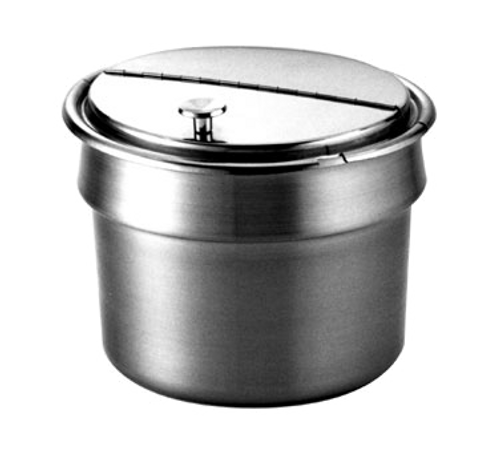 Wells 21057 11 Qt. Hinged Lid Round Inset