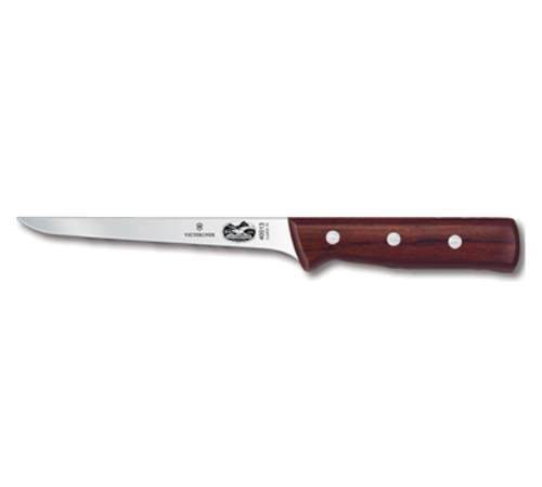 Victorinox Swiss Army 5.6406.15-X1 6" Boning Knife with Rosewood Handle