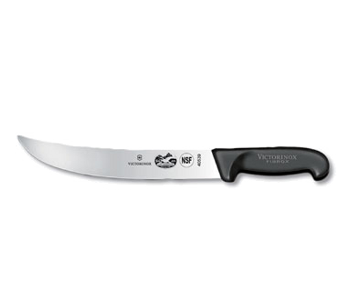 Victorinox Swiss Army 5.7303.25-X4 10" Black Cimeter Knife with Fibrox Handle