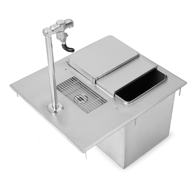 John Boos PB-DIIBWS1821-P 18"W x 21"D x 13"H Ice & Water Unit