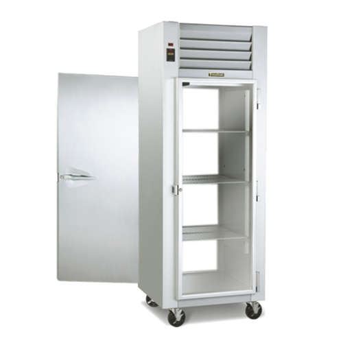 Traulsen G17005P 29.88"W One-Section Solid Door Dealer's Choice Display Refrigerator