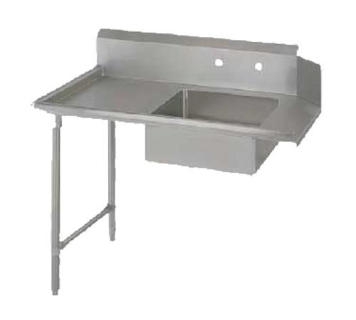 John Boos SDT6-S36SBK-L 36"W X 30"D X 44"H Overall Size Pro-Bowl Soiled Dishtable With Straight Design