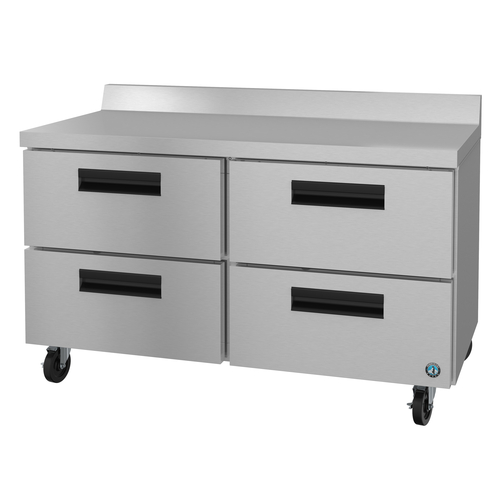 Hoshizaki WR48B-D4 48"W Four Drawer Stainless Steel Steelheart Series Worktop Refrigerator