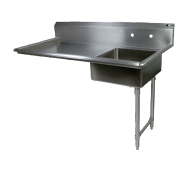 John Boos JDTS-20-50UCR Straight Design Undercounter Dishtable