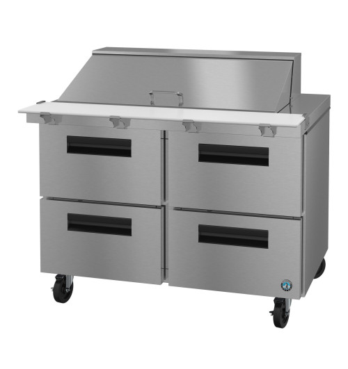 Hoshizaki SR48B-18MD4 48" W Two-Section Four Drawer Reach-In Steelheart Series Mega Top Refrigerator