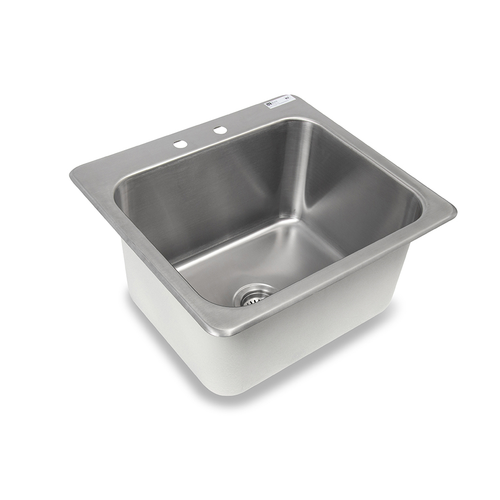 John Boos PB-DISINK201612 23" W Stainless Steel 1-Compartment Pro-Bowl Drop-In Sink