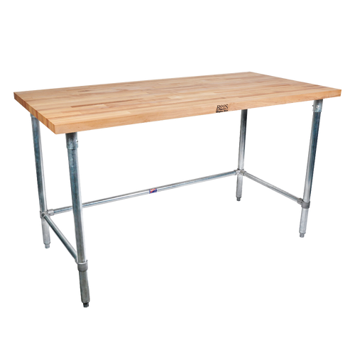 John Boos SNB10 Work Table wood top