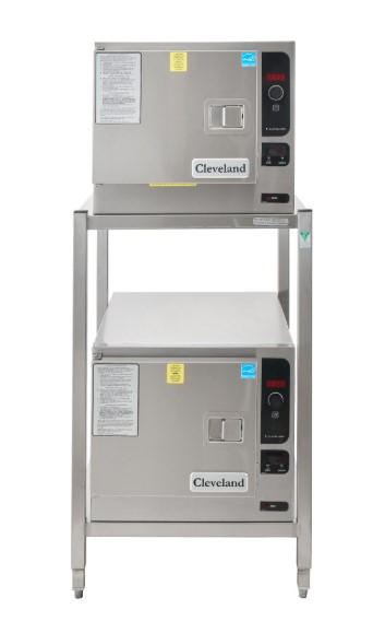 Cleveland (2) 22CET33.1 3 Pan Electric Convection Steamer - (2) 208-240V