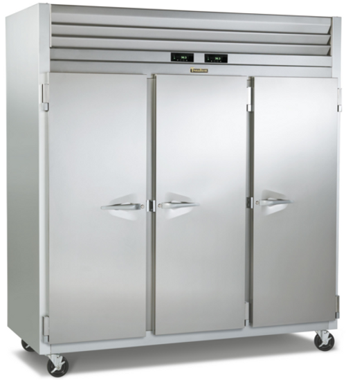 Traulsen RDT332WUT-HHS 86.13" W Three-Section Reach-In Spec-Line Refrigerator/Freezer Dual Temp Cabinet