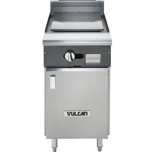 Vulcan VCBB18-LP 18" W Stainless Steel Liquid Propane V Series Heavy Duty Range - 49,000 BTU